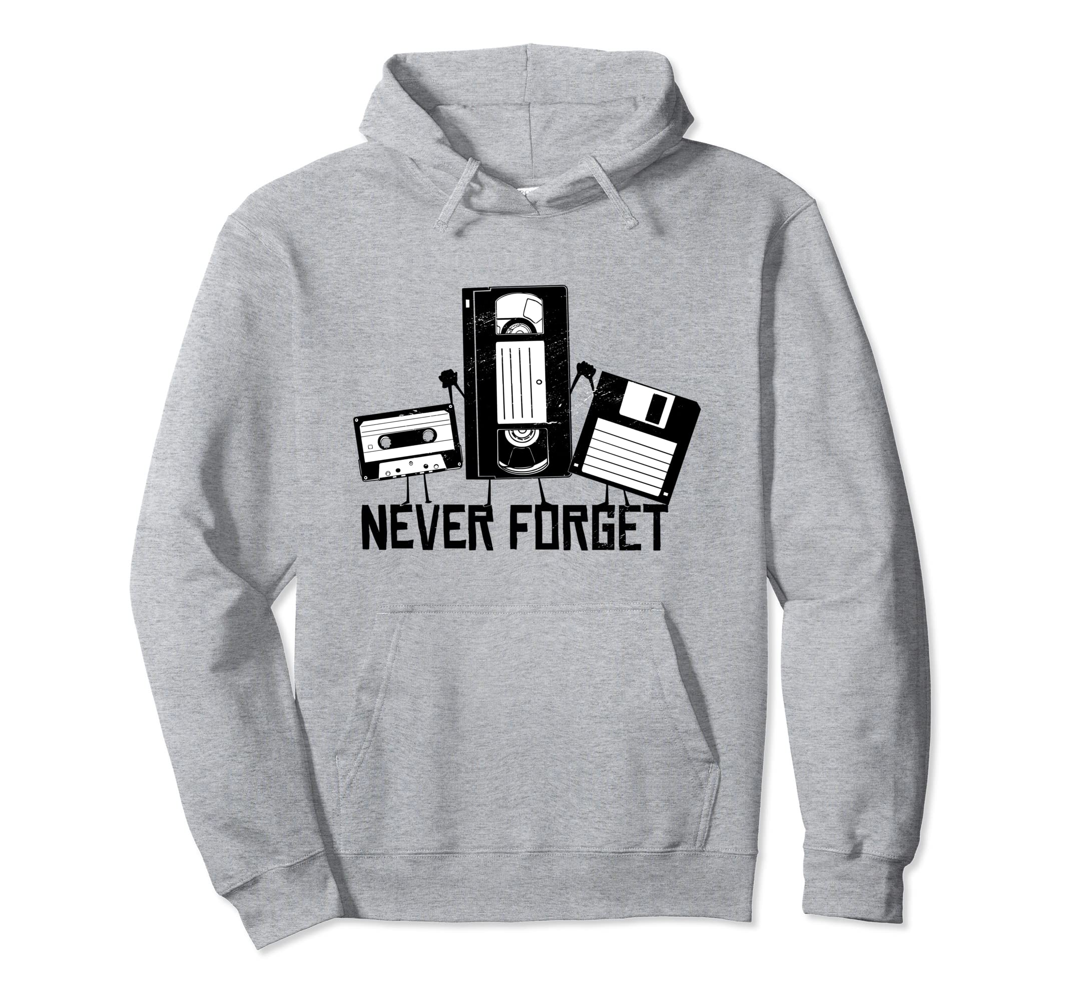 Funny Cassette Vhs Tape Floppy Disc Hoodie - Aesthetic Graphic for Adults - T-Shirt, Sweatshirt, Hoodie
