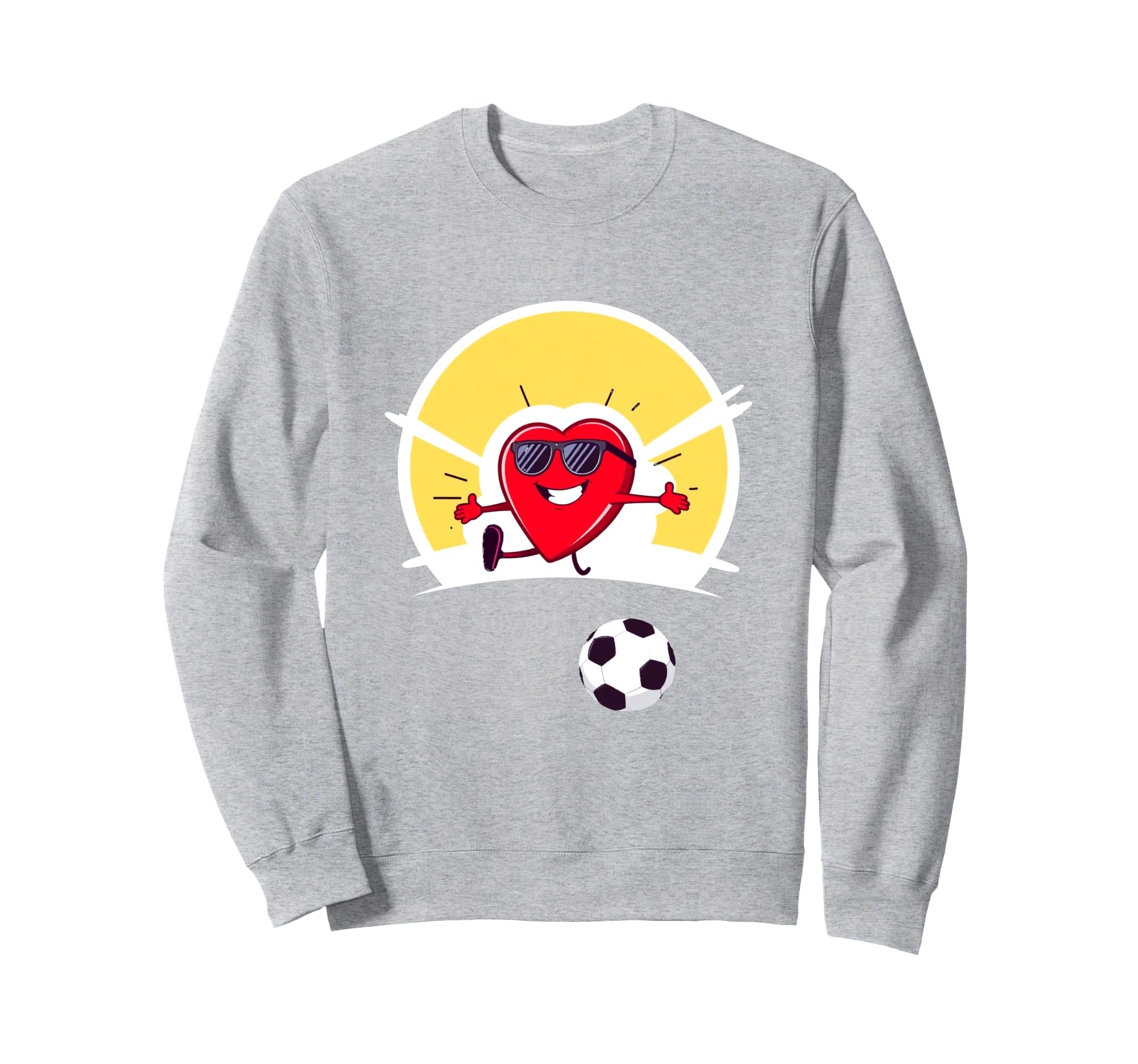 Soccer Heart Gift T-Shirt - Fun Novelty Design Men Women - T-Shirt, Sweatshirt, Hoodie