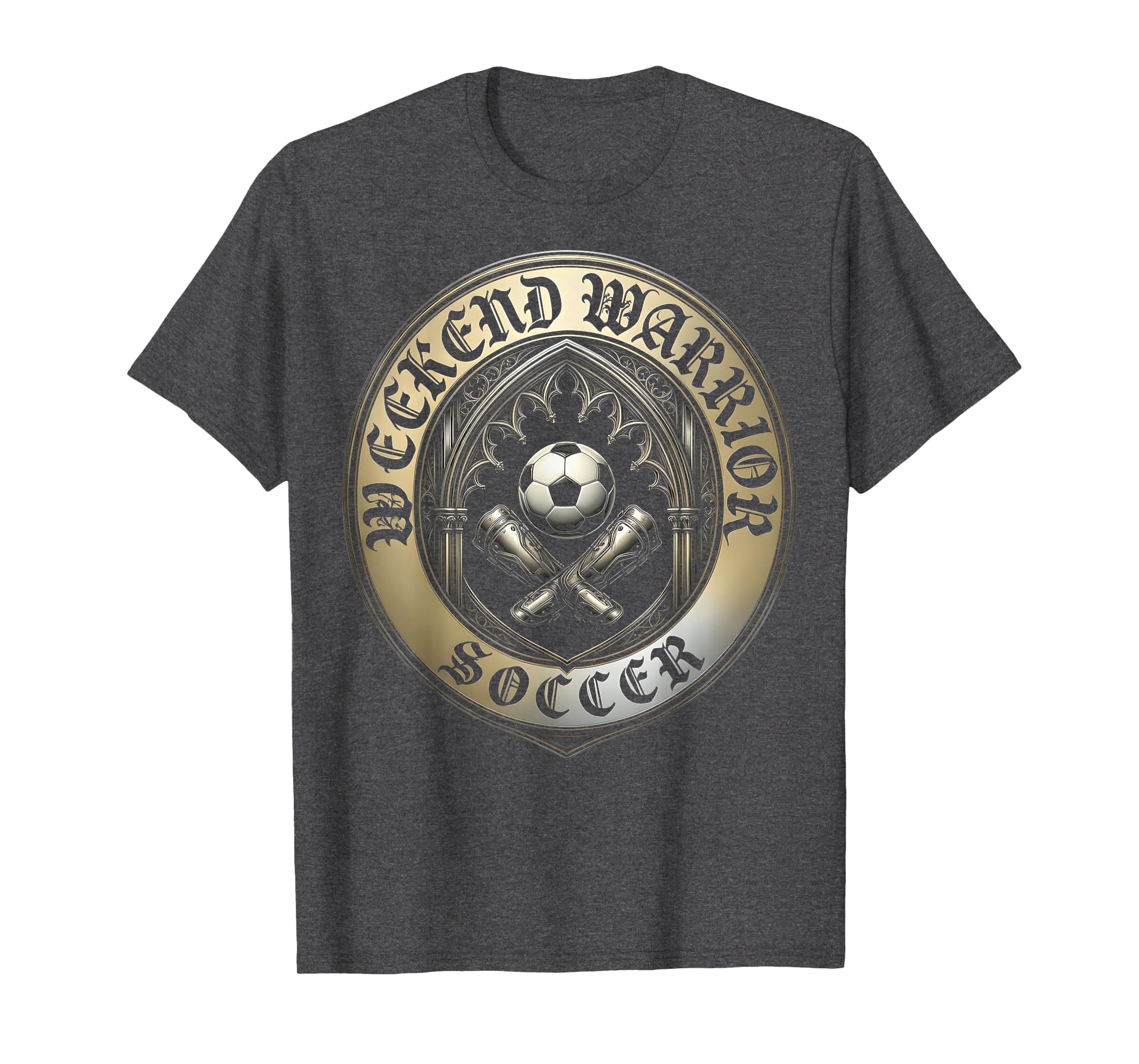 Weekend Warrior Soccer T-Shirt - Minimalist Print for Adults - T-Shirt, Sweatshirt, Hoodie