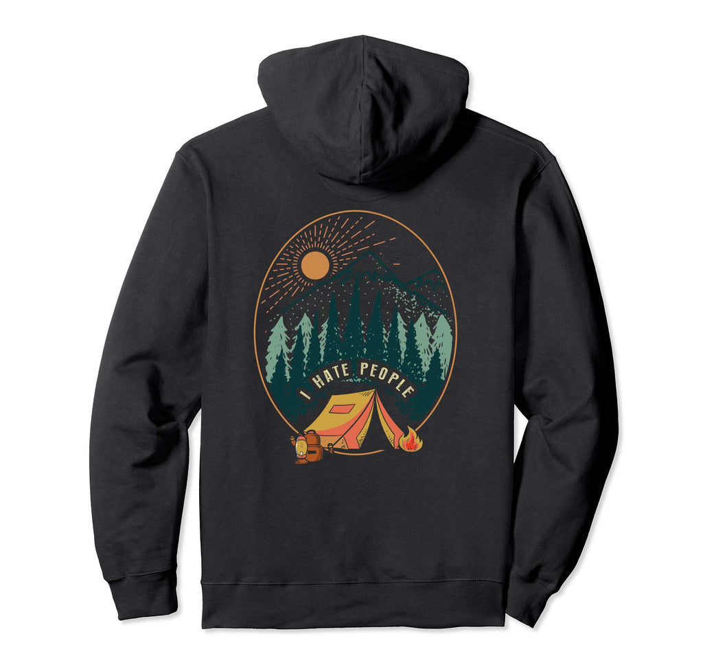 I Hate People Boho Hoodie - Unique Graphic Unisex - T-Shirt, Sweatshirt, Hoodie