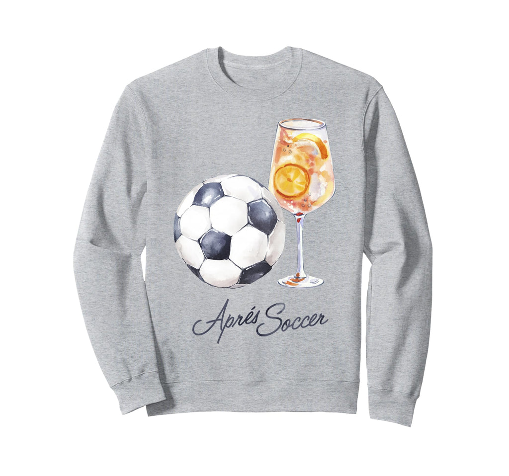 Trendy Apres Soccer Cocktail Sweatshirt - Minimalist Print Unisex - T-Shirt, Sweatshirt, Hoodie
