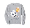 Trendy Apres Soccer Cocktail Sweatshirt - Minimalist Print Unisex - T-Shirt, Sweatshirt, Hoodie