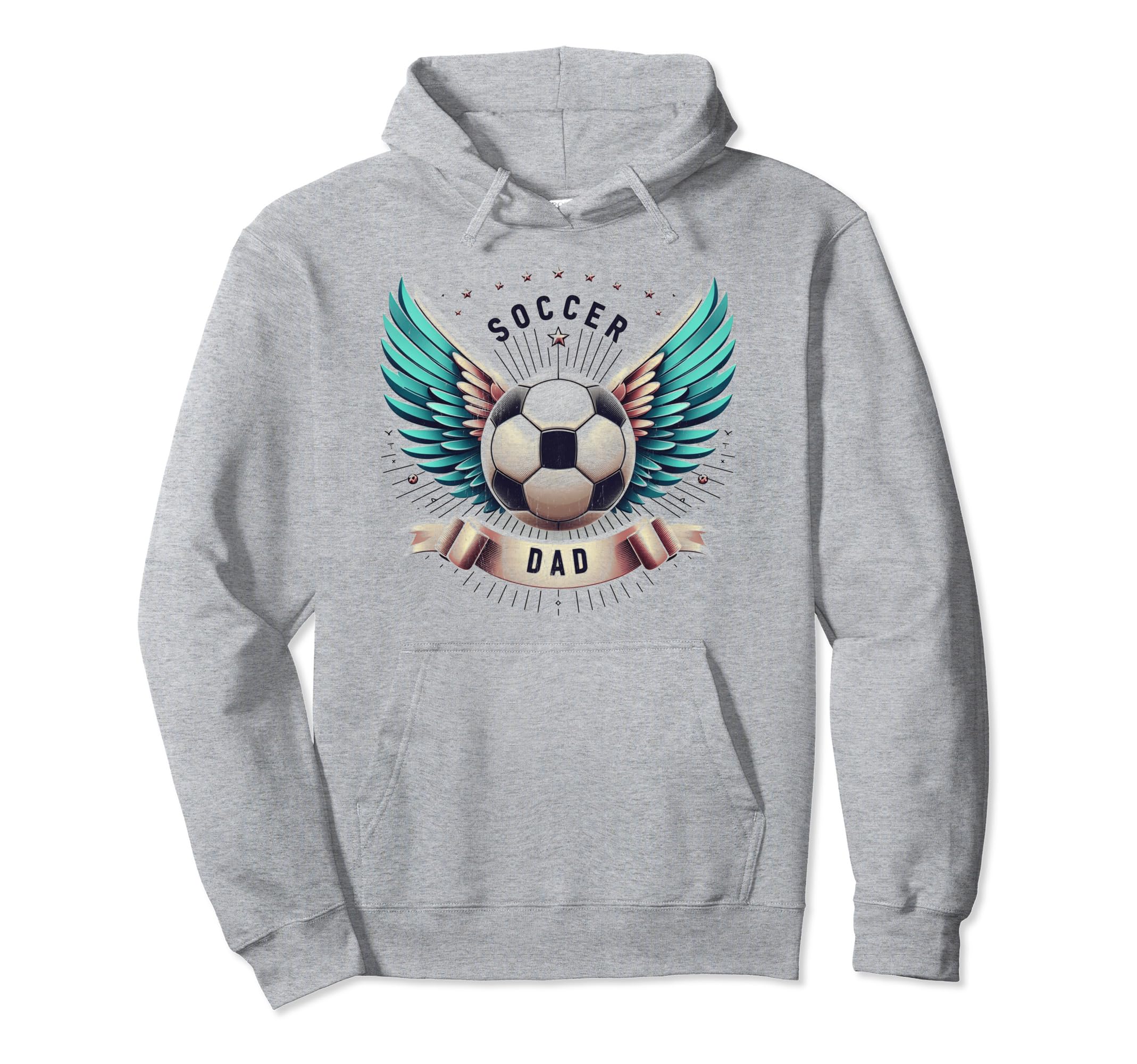 Soccer Dad Family Matching Dad Fathers Hoodie - Fun Novelty Design Unisex - T-Shirt, Sweatshirt, Hoodie