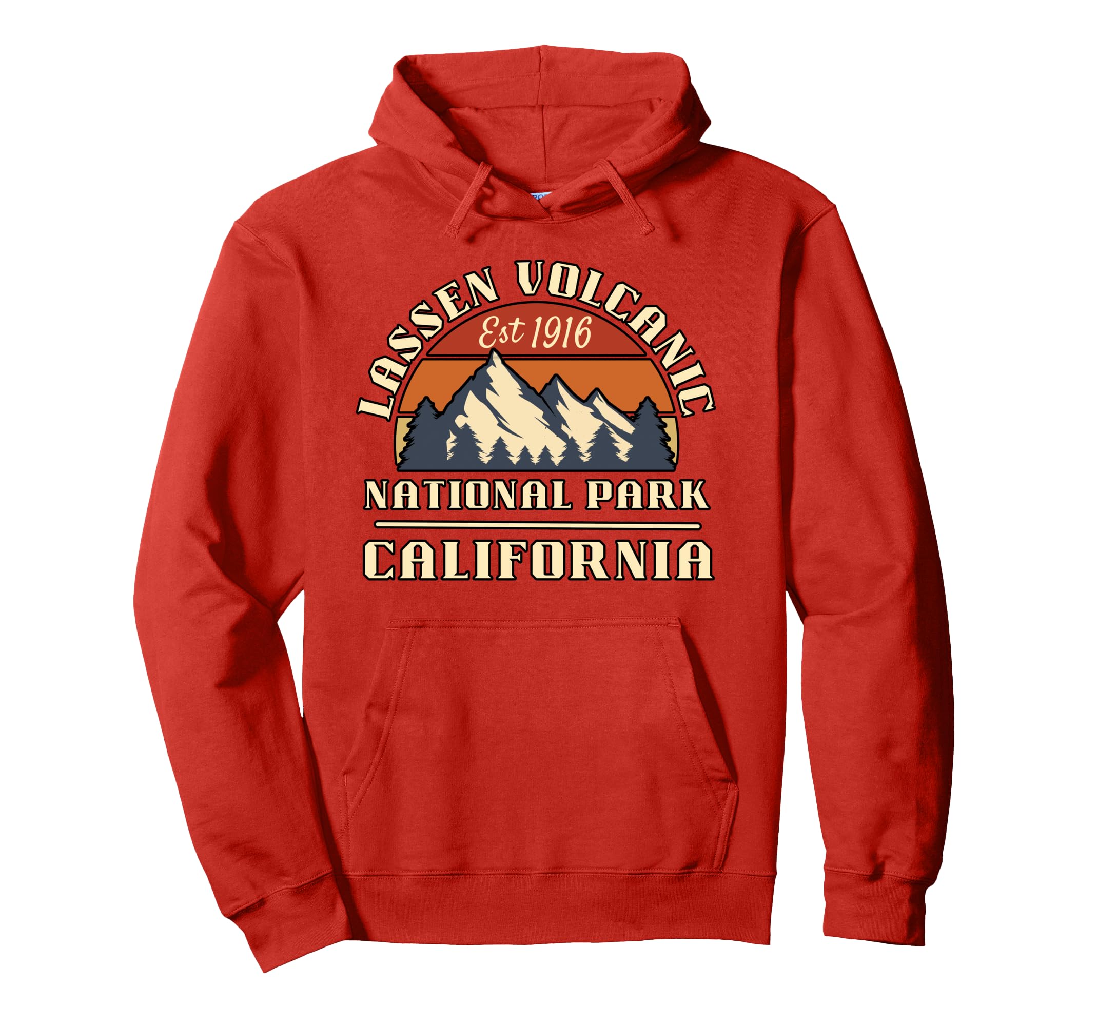 Lassen Volcanic National Park California Hoodie - Trendy Graphic Men Women - T-Shirt, Sweatshirt, Hoodie