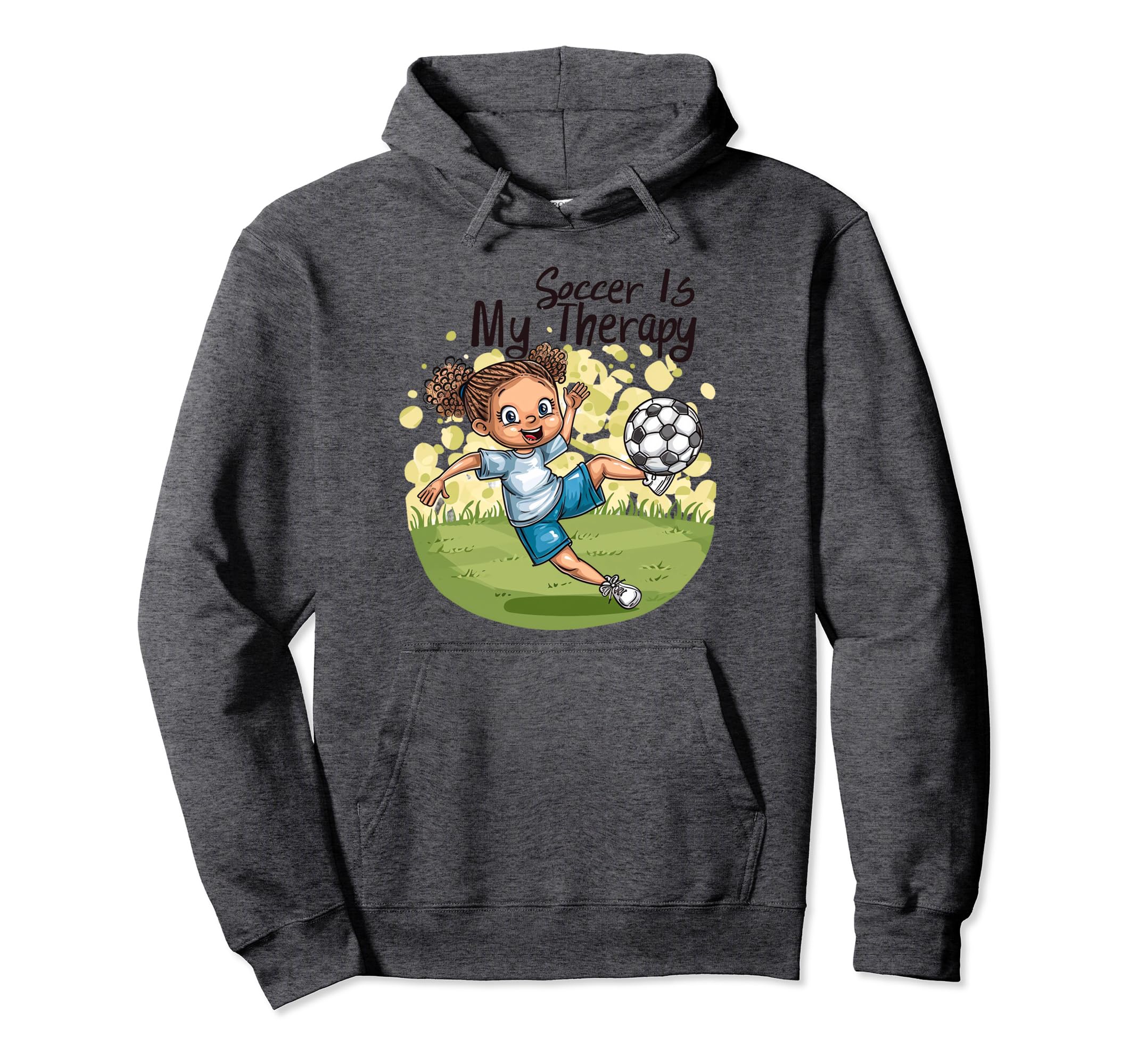 Soccer Therapy I Passionate Soccer Hoodie - Custom Art Print Men Women - T-Shirt, Sweatshirt, Hoodie