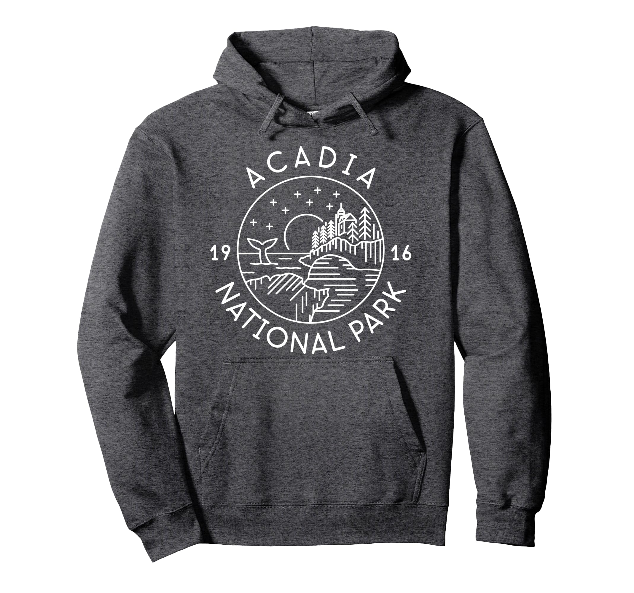 Acadia National Park 1916 Maine Bar Hoodie - Unique Graphic Men Women - T-Shirt, Sweatshirt, Hoodie