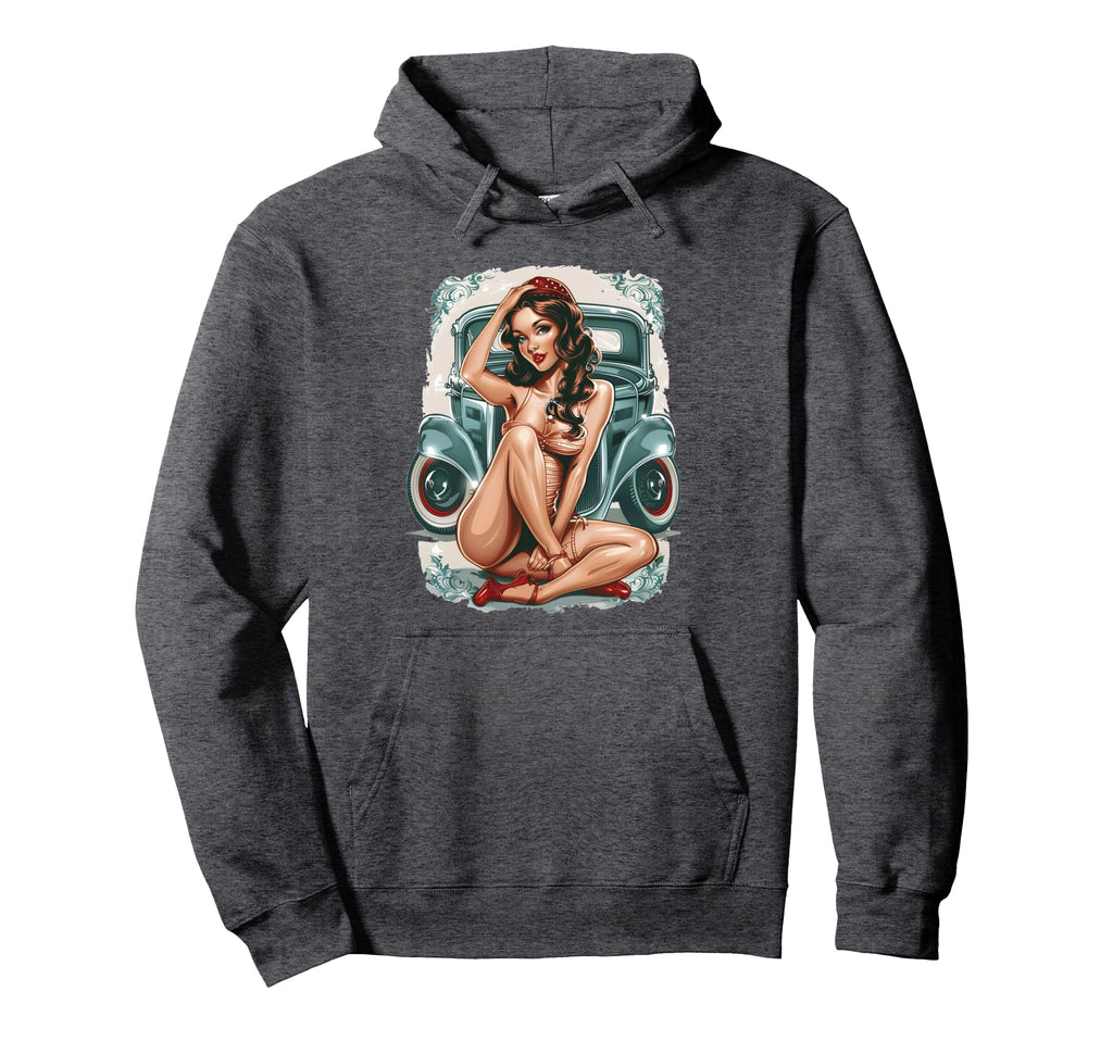 Pinup Pin Up Hoodie - Casual Everyday Wear Men Women - T-Shirt, Sweatshirt, Hoodie