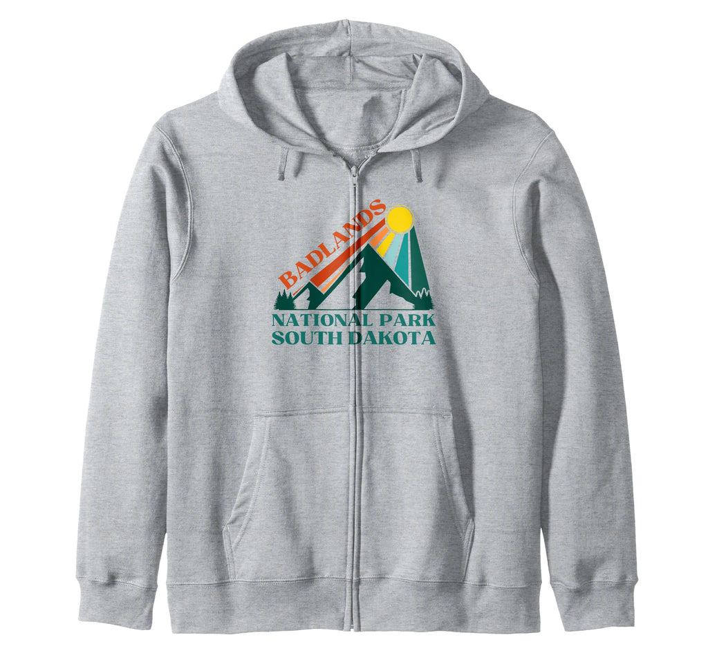 Badlands National Park South Dakota Usa Hoodie - Unique Graphic for Adults - T-Shirt, Sweatshirt, Hoodie