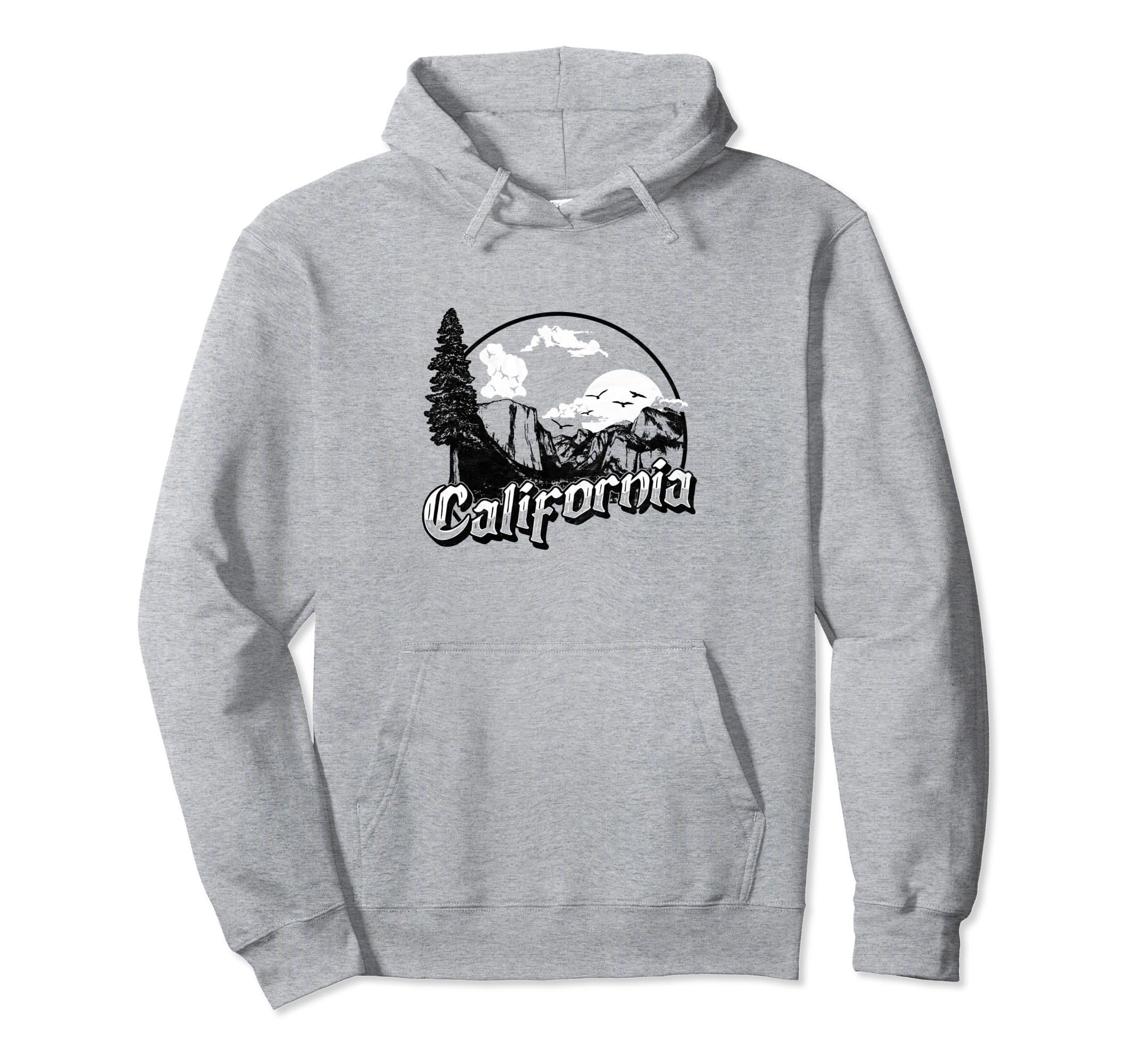 Distressed Yosemite Valley National Hoodie - Novelty Apparel for Adults - T-Shirt, Sweatshirt, Hoodie