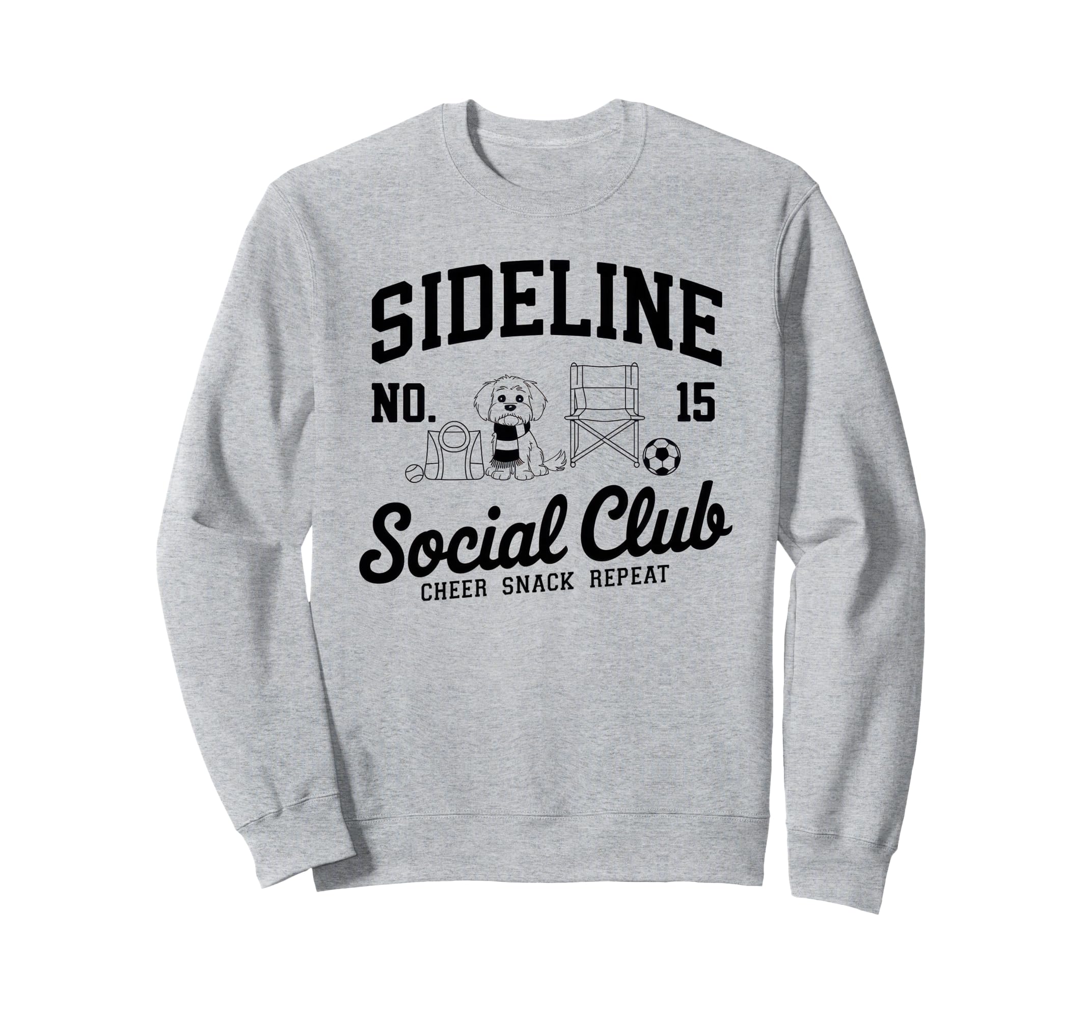 Sideline Social Club Soccer Mom Sweatshirt - Custom Art Print Men Women - T-Shirt, Sweatshirt, Hoodie