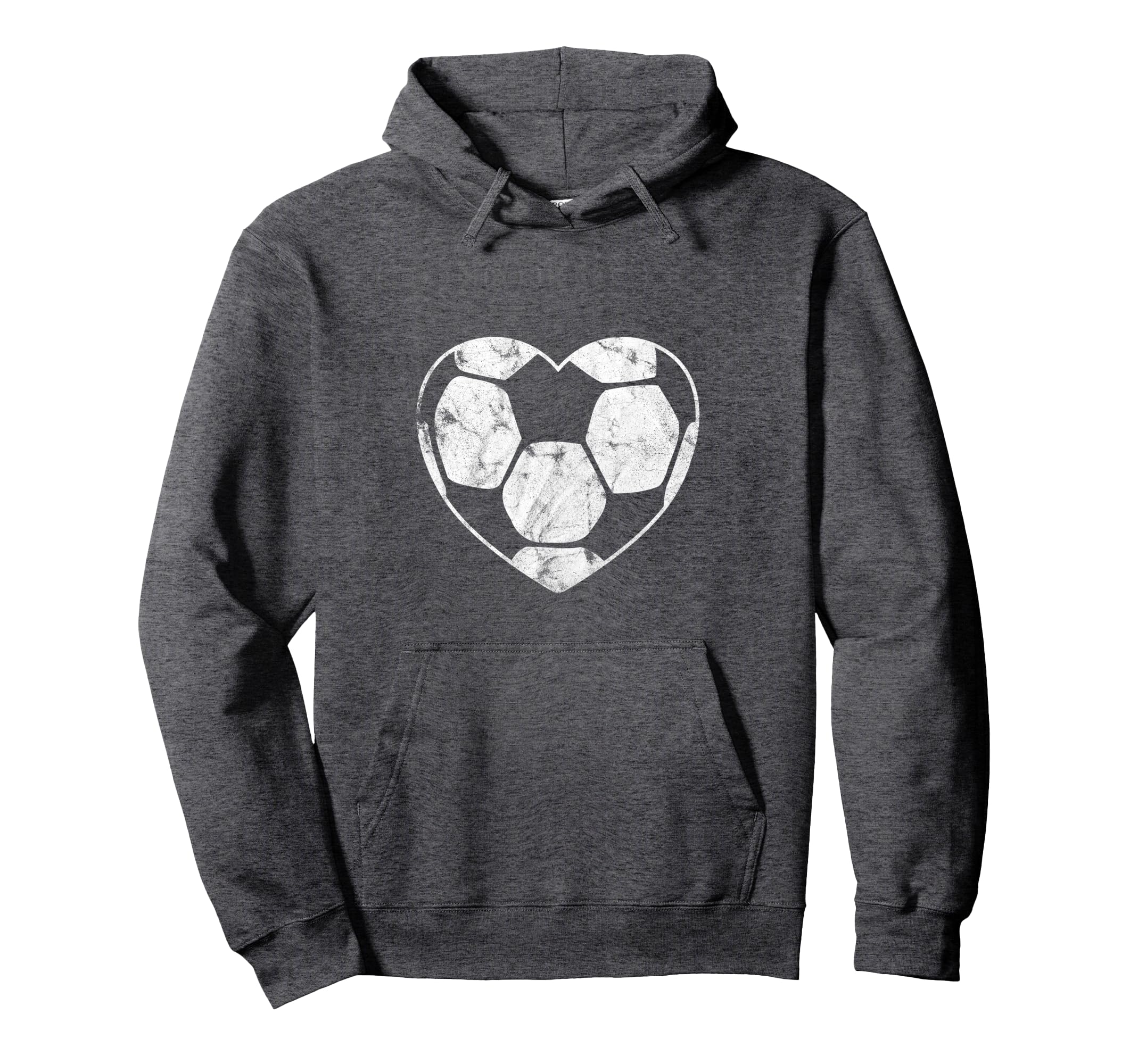 Soccer Ball Heart Mom Fan Parent Hoodie - Custom Art Print for Adults - T-Shirt, Sweatshirt, Hoodie