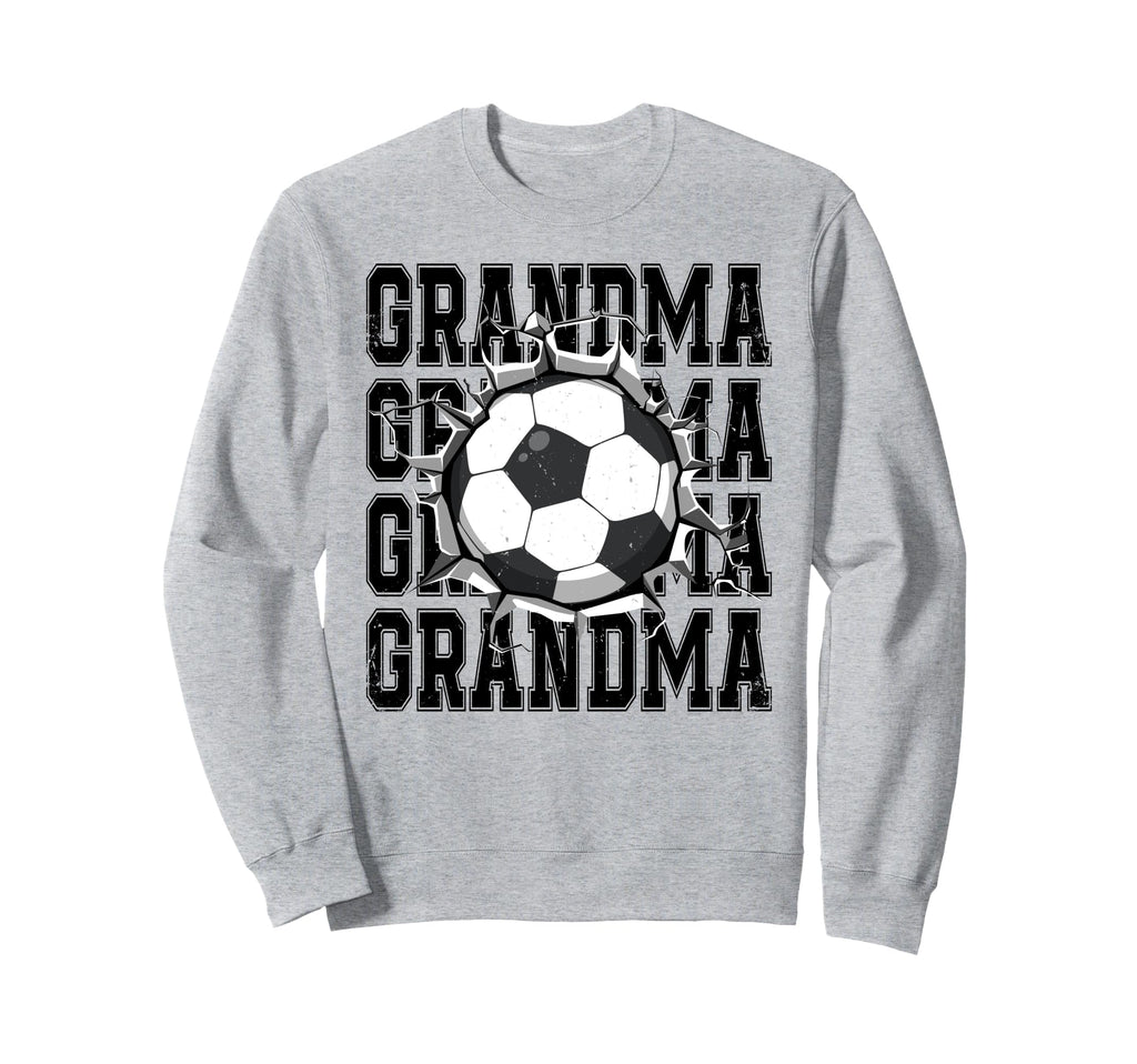 Soccer Grandma Cracked Wall Sweatshirt - Casual Everyday Wear for Adults - T-Shirt, Sweatshirt, Hoodie