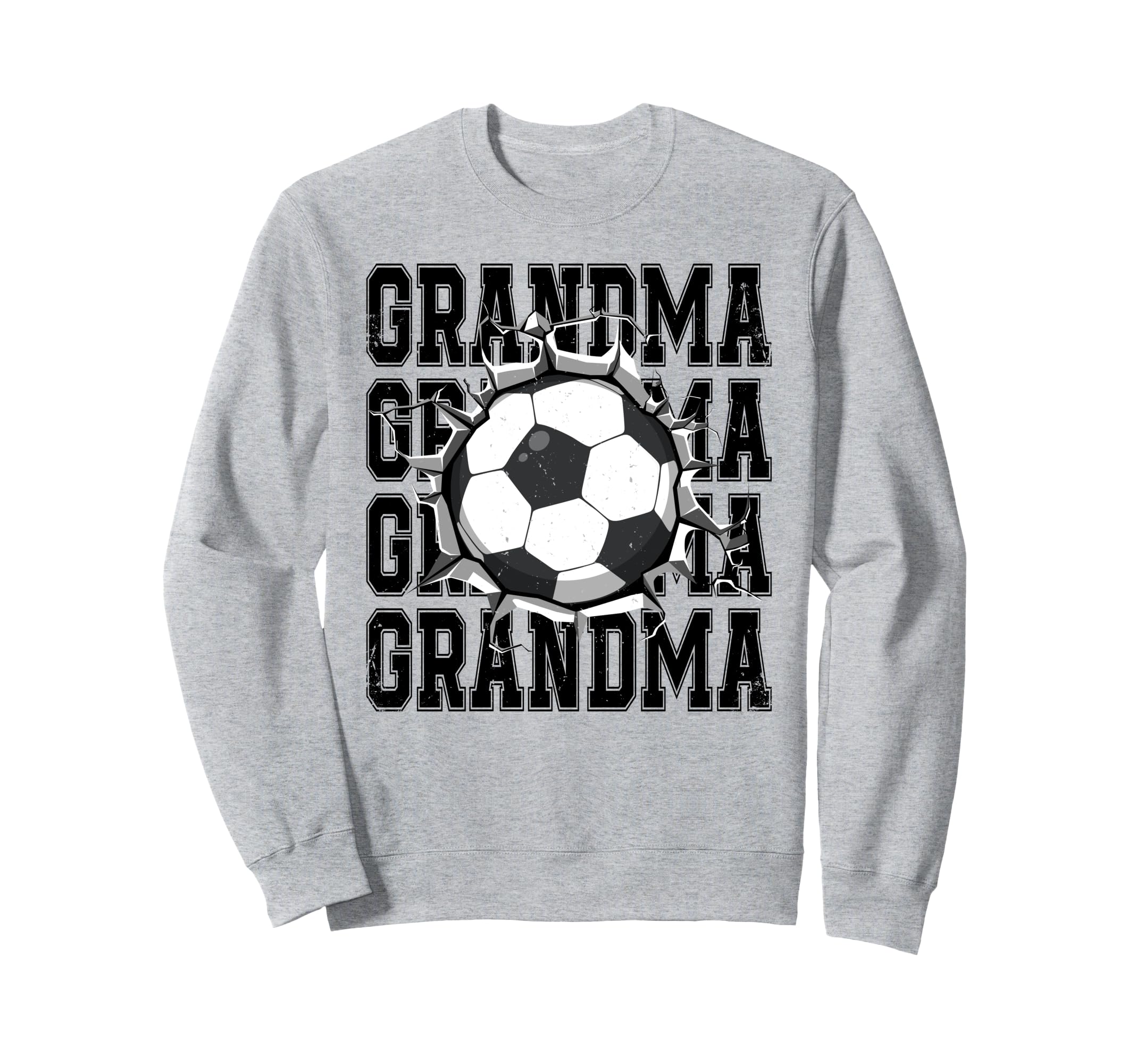 Soccer Grandma Cracked Wall Sweatshirt - Casual Everyday Wear for Adults - T-Shirt, Sweatshirt, Hoodie