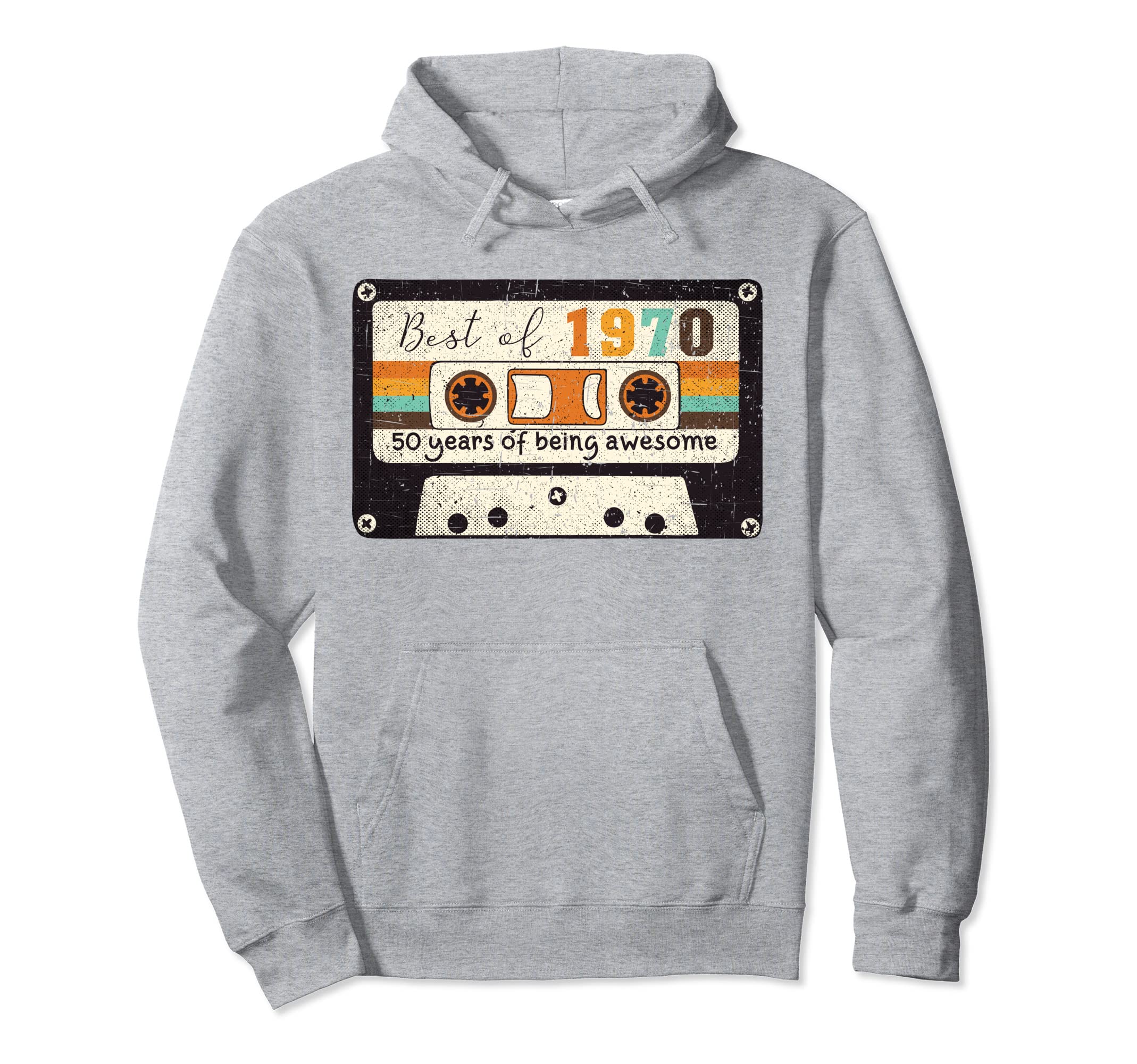 Best 1970 50Th Birthday Gifts Cassette Hoodie - Minimalist Print Men Women - T-Shirt, Sweatshirt, Hoodie
