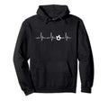 Soccer Ball Heartbeat Hoodie - Custom Art Print Unisex - T-Shirt, Sweatshirt, Hoodie