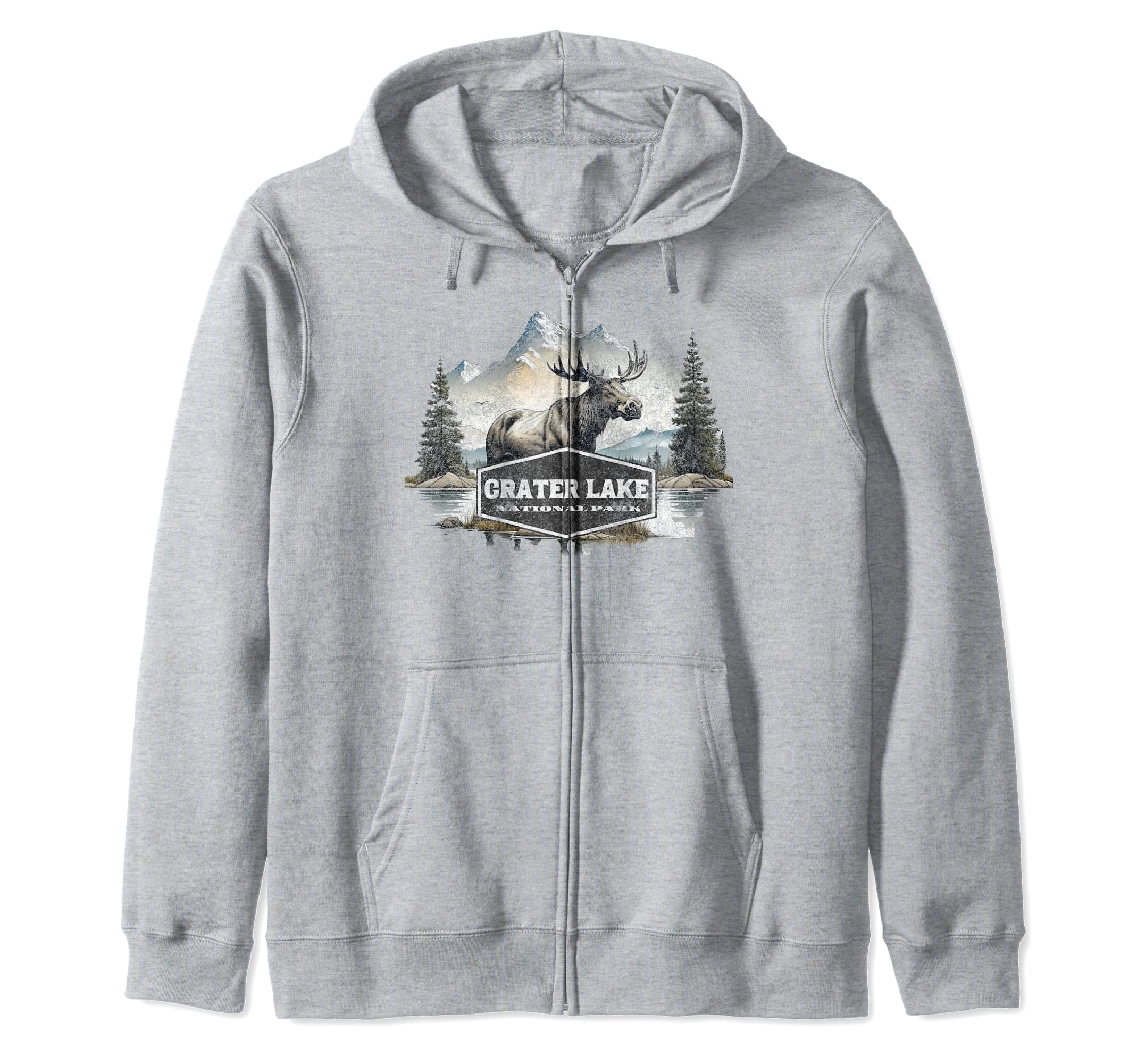 Crater Lake National Park Oregon Usa Outdoor Hoodie - Trendy Graphic Unisex - T-Shirt, Sweatshirt, Hoodie