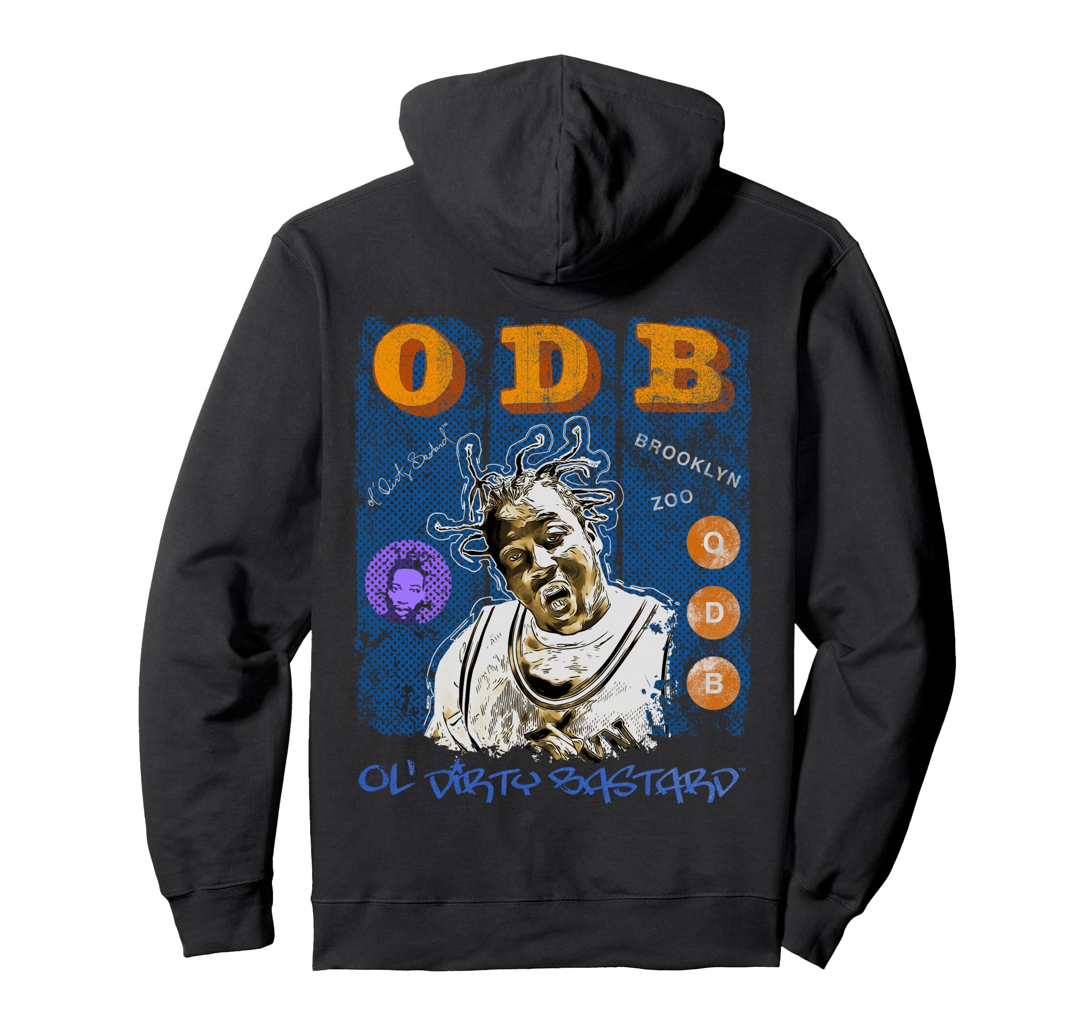 Odb Ol Dirty Ba Ard Mural Brooklyn Zoo Hoodie - Minimalist Print Unisex - T-Shirt, Sweatshirt, Hoodie