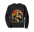 Lhasa Apso Motorbike Love Footbal Sweatshirt - Trendy Graphic for Adults - T-Shirt, Sweatshirt, Hoodie