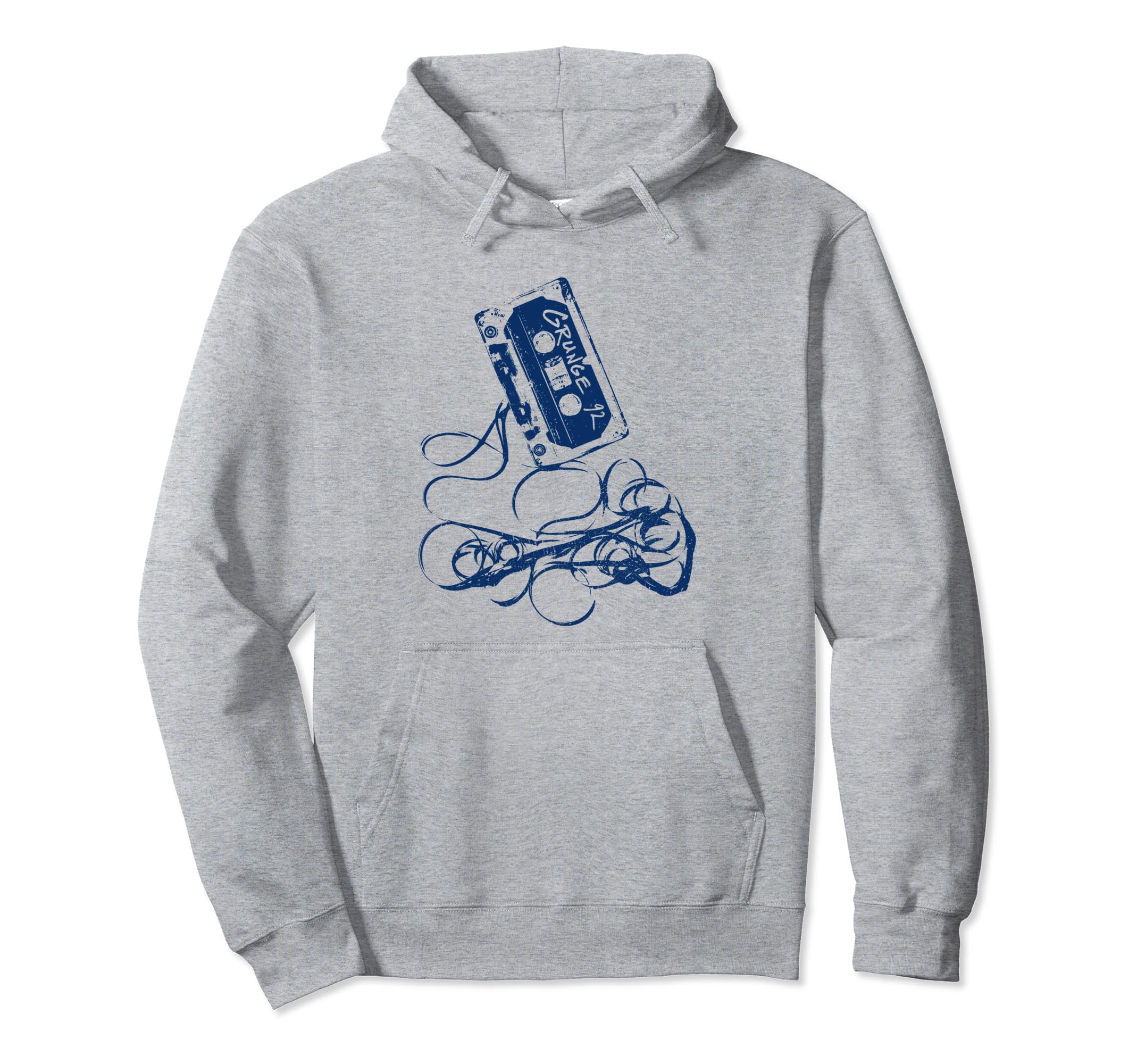Grunge 90S Music Tape Concert Hoodie - Custom Art Print Men Women - T-Shirt, Sweatshirt, Hoodie