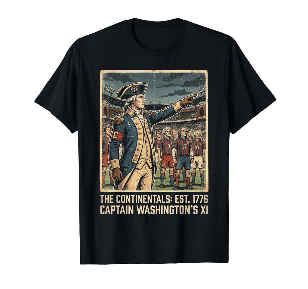 Captain Washingtons Xi Continentals T-Shirt - Graphic Print Men Women - T-Shirt, Sweatshirt, Hoodie