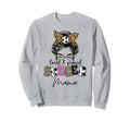 Loud And Proud Soccer Mama Messy Bun Sweatshirt - Custom Art Print Unisex - T-Shirt, Sweatshirt, Hoodie