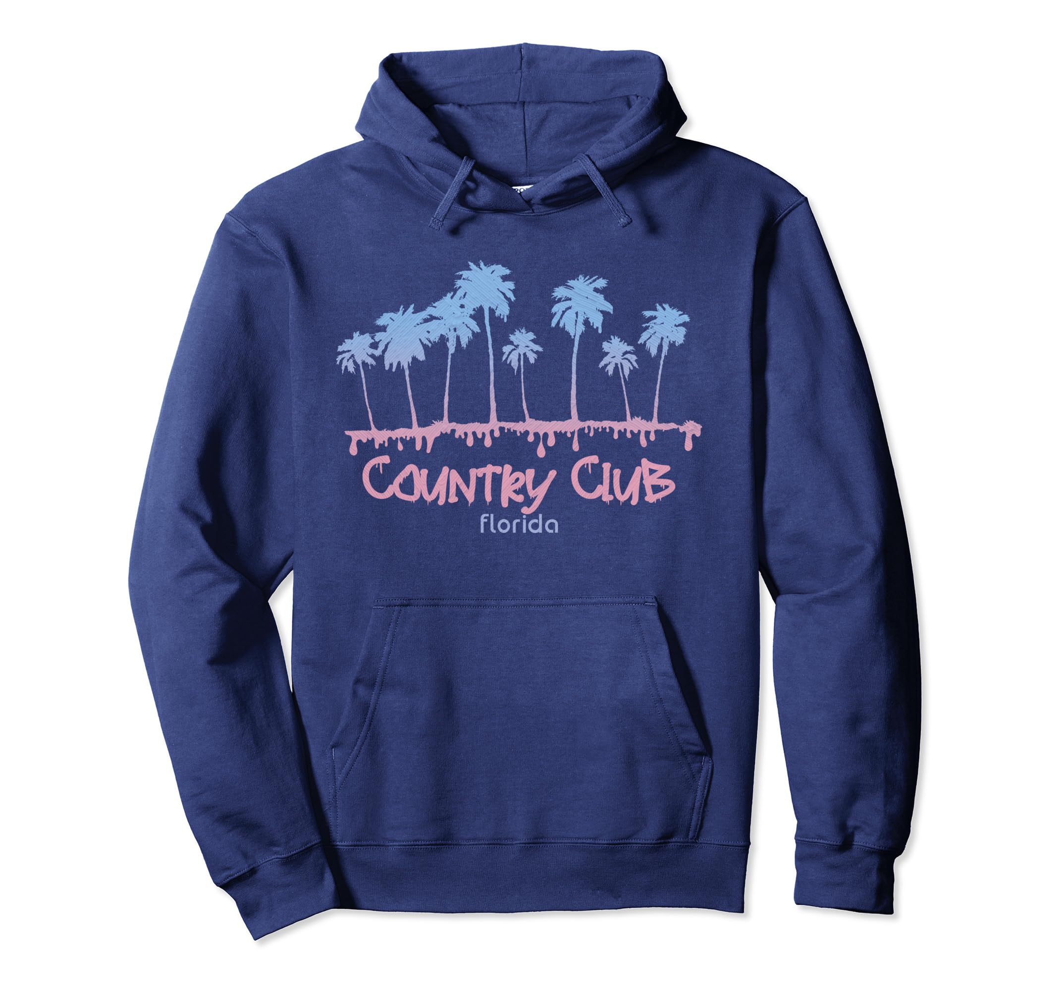 Country Club Florida Beach Surf Vibes Hoodie - Aesthetic Graphic Men Women - T-Shirt, Sweatshirt, Hoodie