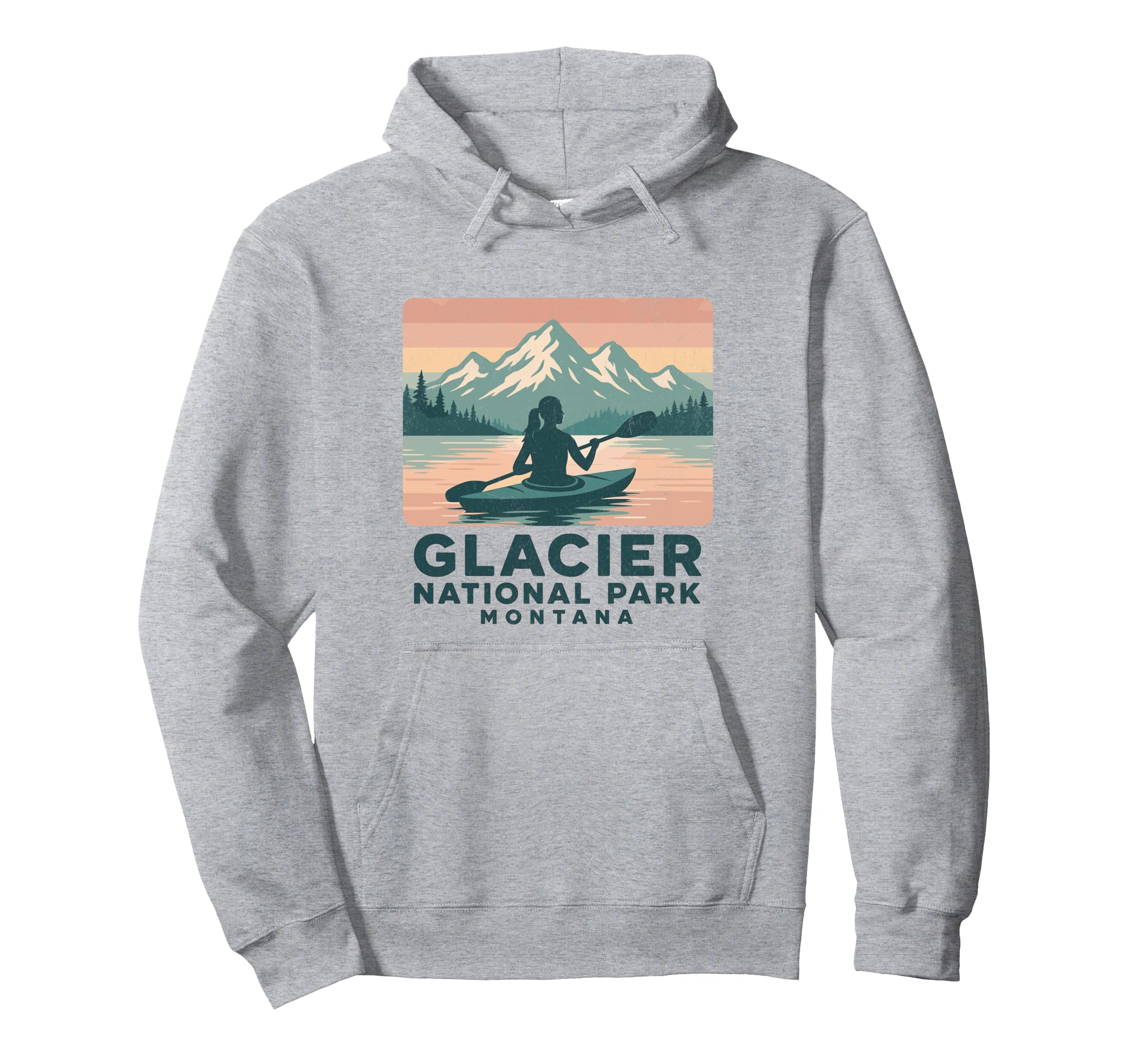 Glacier National Park Usa Outdoor Souvenir Hoodie - Streetwear Style Unisex - T-Shirt, Sweatshirt, Hoodie