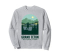 Grand Tetons Grand Teton National Park Sweatshirt - Custom Art Print Unisex - T-Shirt, Sweatshirt, Hoodie