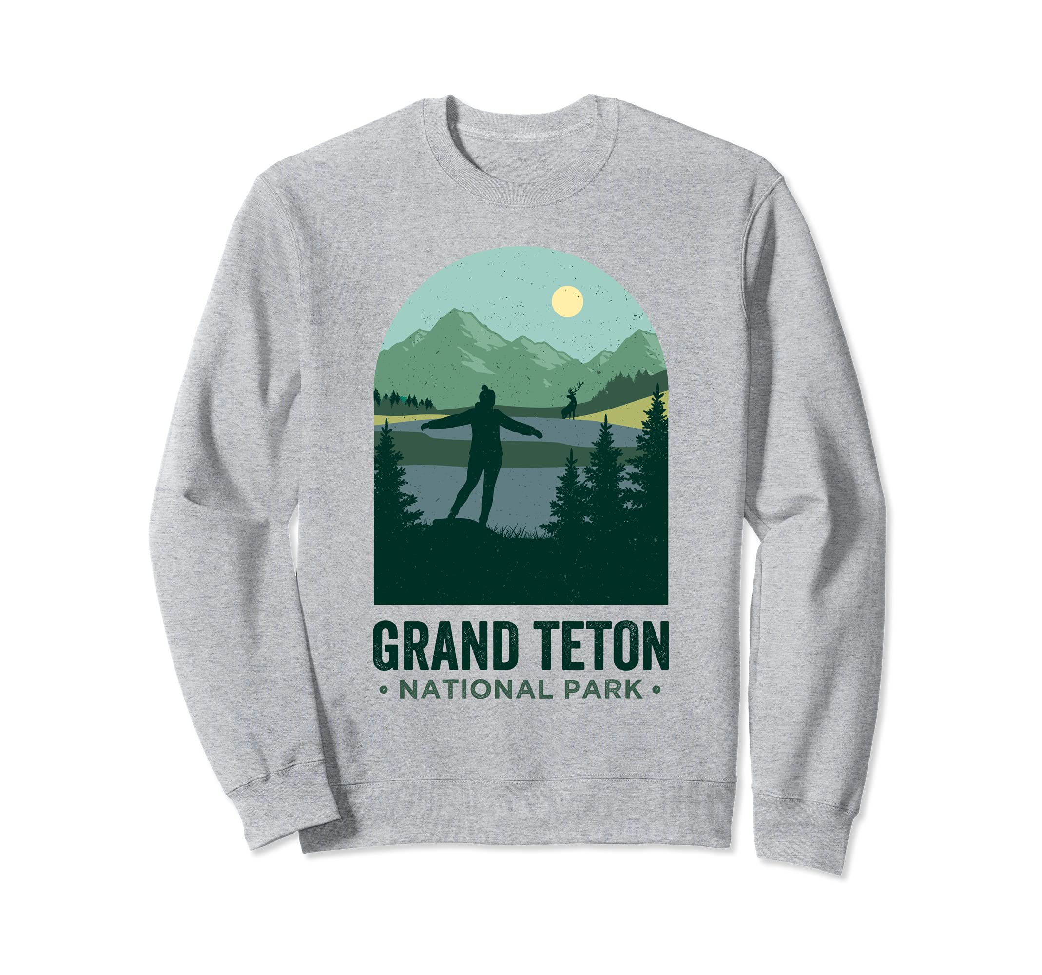 Grand Tetons Grand Teton National Park Sweatshirt - Custom Art Print Unisex - T-Shirt, Sweatshirt, Hoodie