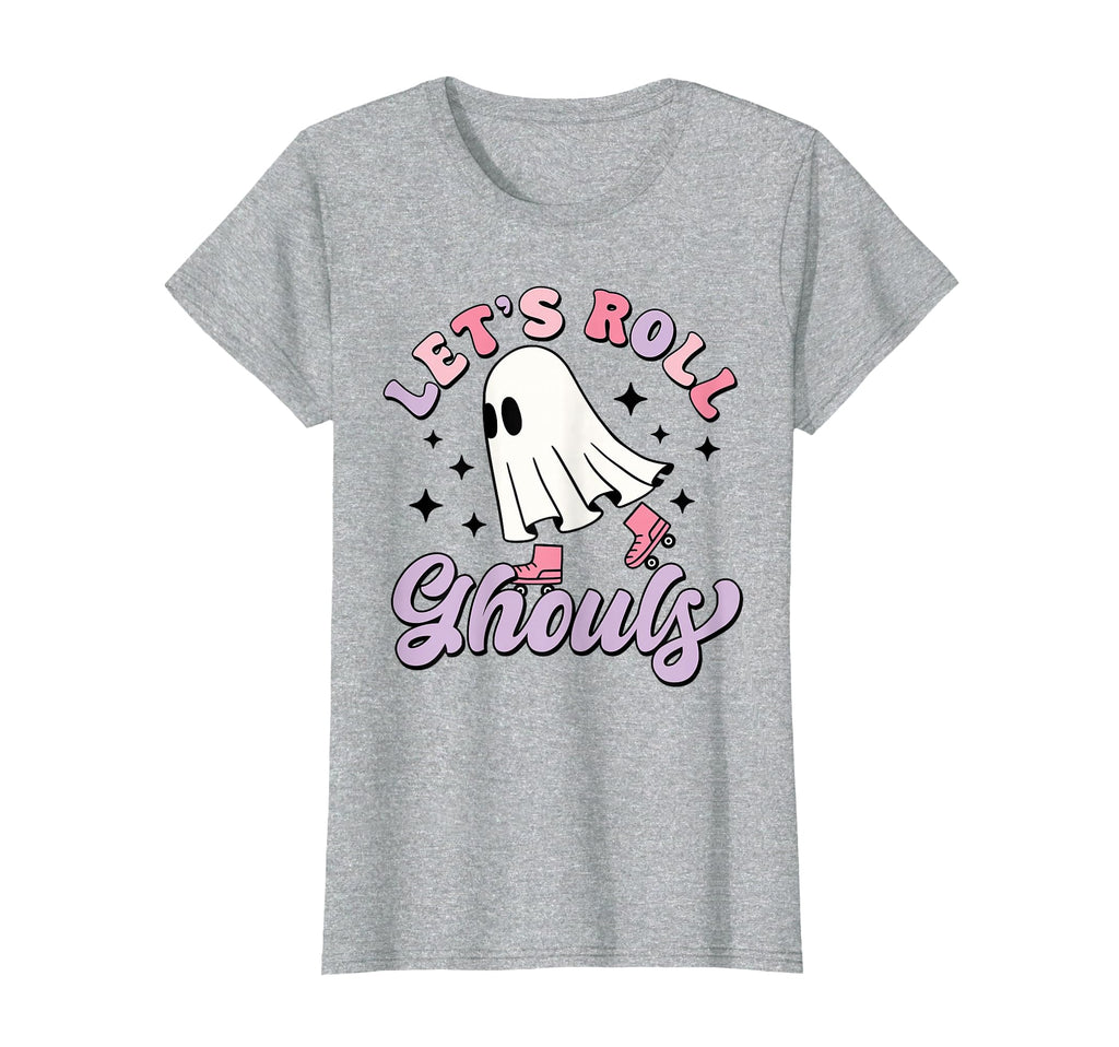 Halloween Ghost Lets Roll Ghouls T-Shirt - Aesthetic Graphic Men Women - T-Shirt, Sweatshirt, Hoodie