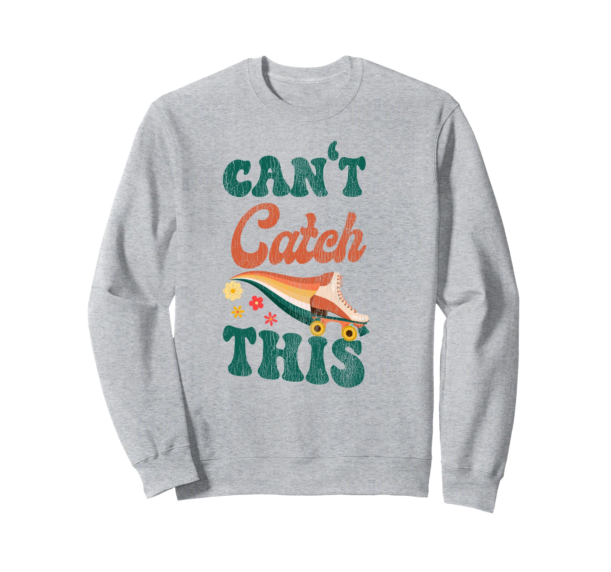 Roller Skating Skate 1970S Sweatshirt - Streetwear Style for Adults - T-Shirt, Sweatshirt, Hoodie