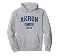 Akron Ohio Athletic Sports Hoodie - Aesthetic Graphic Unisex - T-Shirt, Sweatshirt, Hoodie