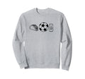 Tacos Soccer Beer Things I Love Sweatshirt - Graphic Print Unisex - T-Shirt, Sweatshirt, Hoodie