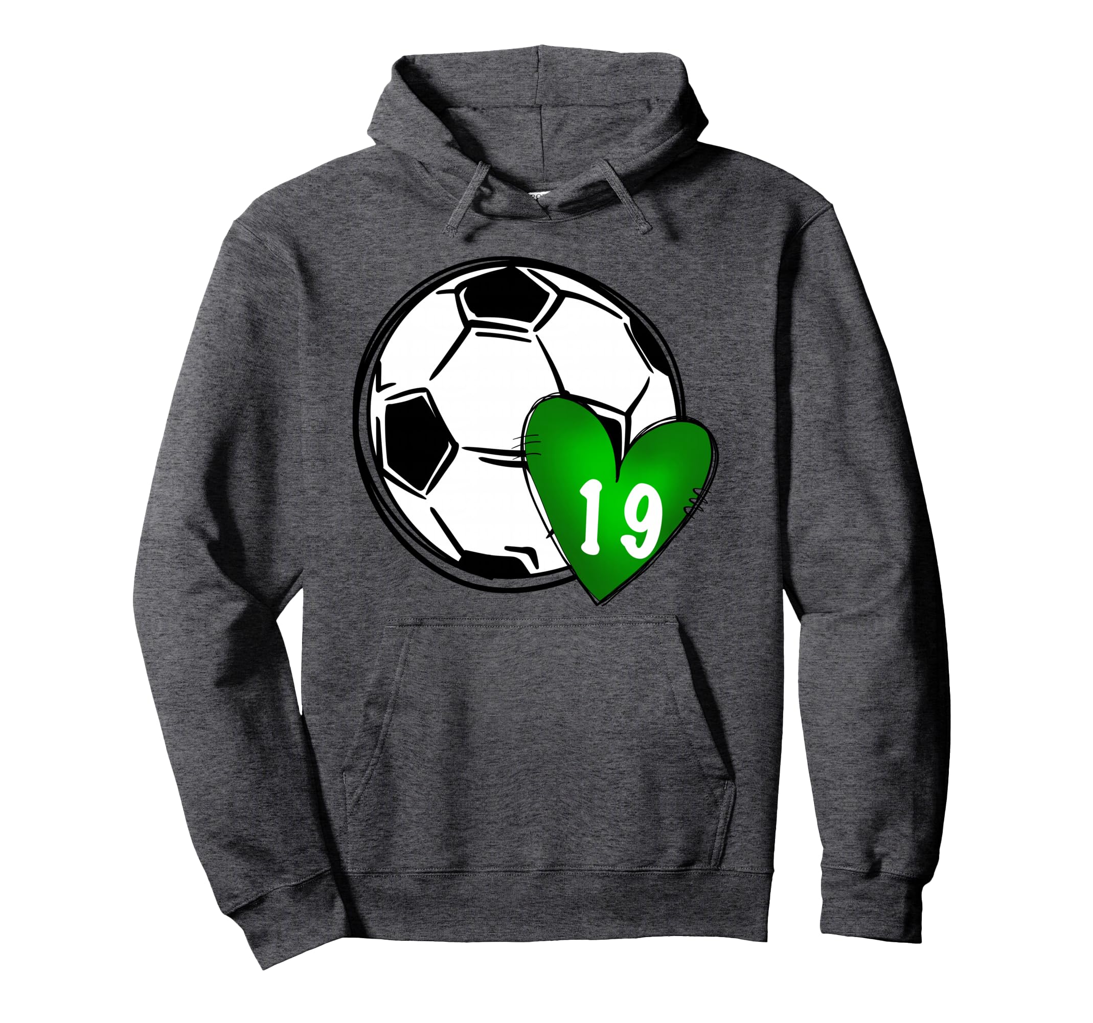Womens Custom Soccer Mom Number 19 Hoodie - Minimalist Print for Adults - T-Shirt, Sweatshirt, Hoodie