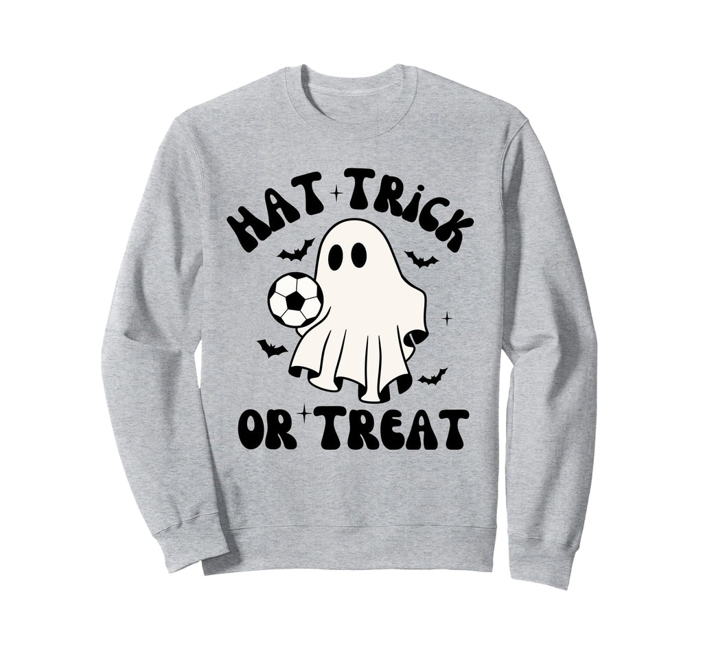 Hat Trick Or Treat Soccer Sports Sweatshirt - Minimalist Print Men Women - T-Shirt, Sweatshirt, Hoodie