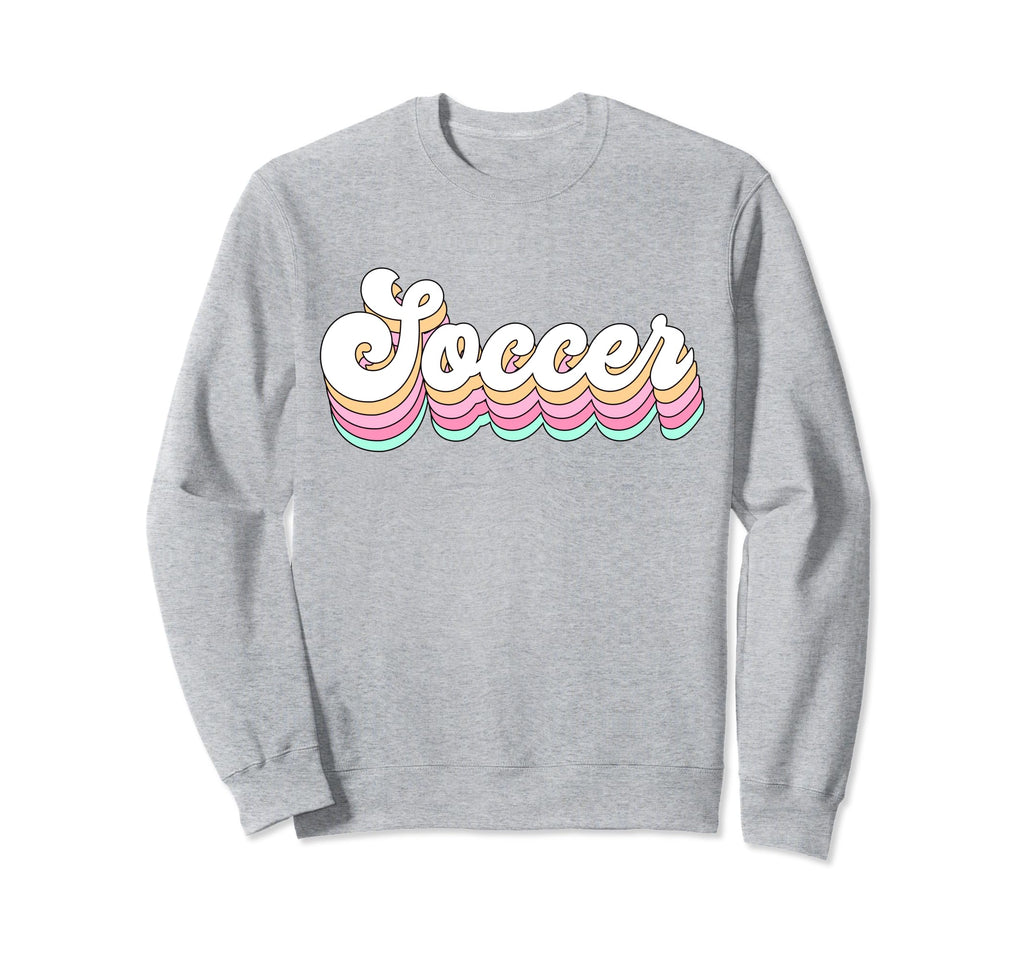 Soccer Pastel Aesthetic Teen Groovy Sweatshirt - Aesthetic Graphic Unisex - T-Shirt, Sweatshirt, Hoodie