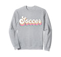 Soccer Pastel Aesthetic Teen Groovy Sweatshirt - Aesthetic Graphic Unisex - T-Shirt, Sweatshirt, Hoodie