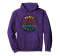 Hippie Peace Love 60S Groovy Psychedelic Hoodie - Unique Graphic for Adults - T-Shirt, Sweatshirt, Hoodie
