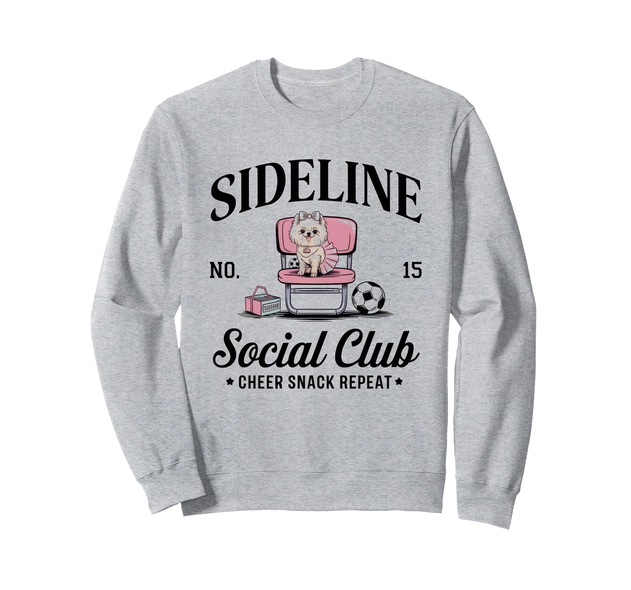 Sideline Social Club Soccer Mom Sweatshirt - Trendy Graphic for Adults - T-Shirt, Sweatshirt, Hoodie