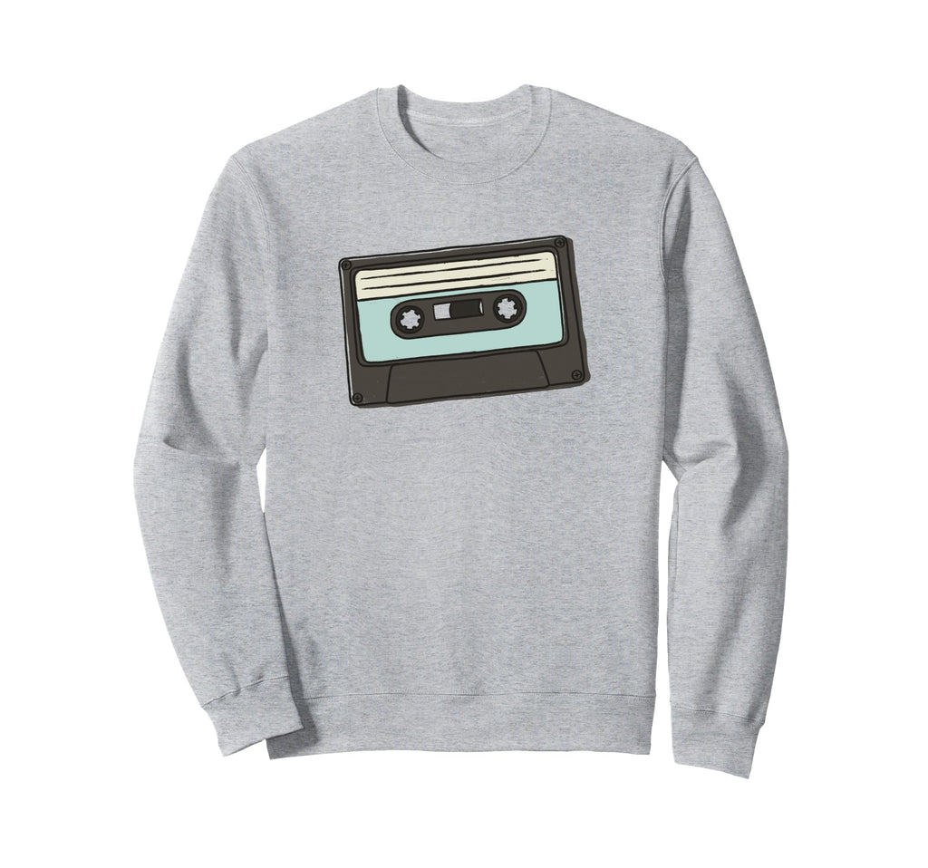 Threadless Cecelia Hotzler Cassette Tape Sweatshirt - Unique Graphic Unisex - T-Shirt, Sweatshirt, Hoodie