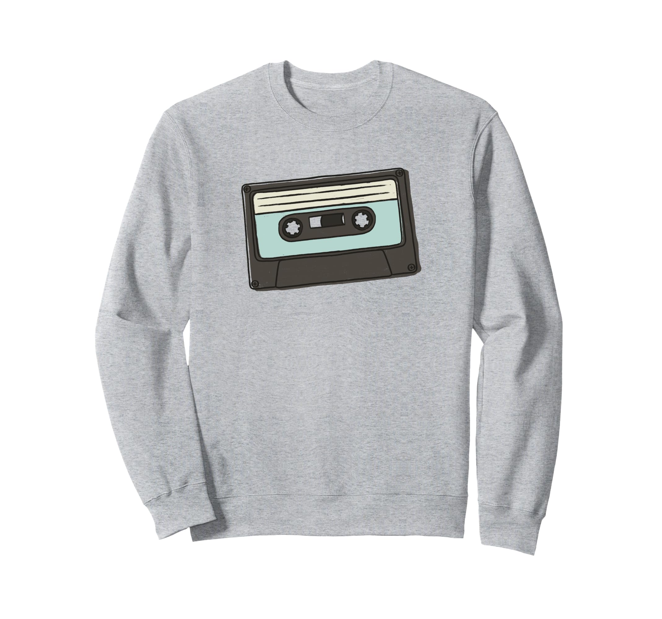 Threadless Cecelia Hotzler Cassette Tape Sweatshirt - Unique Graphic Unisex - T-Shirt, Sweatshirt, Hoodie