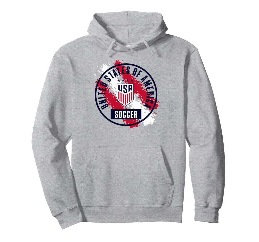 Usa Soccer Paint Heather Uswnt Hoodie - Trendy Graphic for Adults - T-Shirt, Sweatshirt, Hoodie