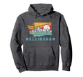 Bellingham Washington Outdoors Mountains Hoodie - Novelty Apparel Men Women - T-Shirt, Sweatshirt, Hoodie