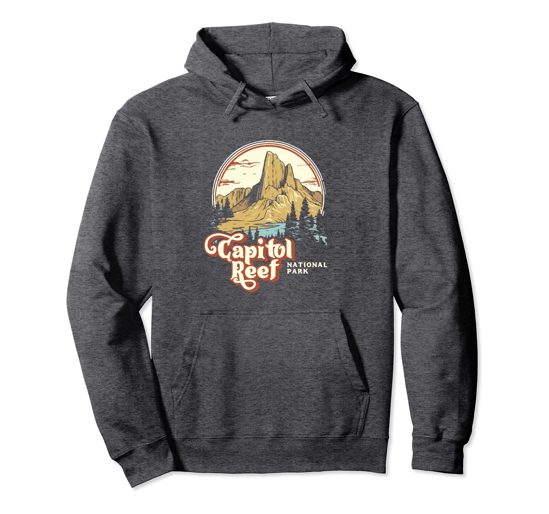 Capitol Reef National Park 70S Hoodie - Aesthetic Graphic Men Women - T-Shirt, Sweatshirt, Hoodie