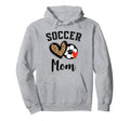 Soccer Mom Leopard Heart Hoodie - Aesthetic Graphic for Adults - T-Shirt, Sweatshirt, Hoodie