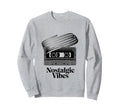 Cassette Tape Nostalgic Vibes Sweatshirt - Trendy Graphic Unisex - T-Shirt, Sweatshirt, Hoodie