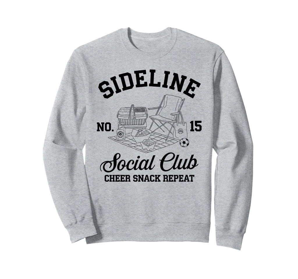Sideline Social Club Soccer Mom Sweatshirt - Casual Everyday Wear Unisex - T-Shirt, Sweatshirt, Hoodie