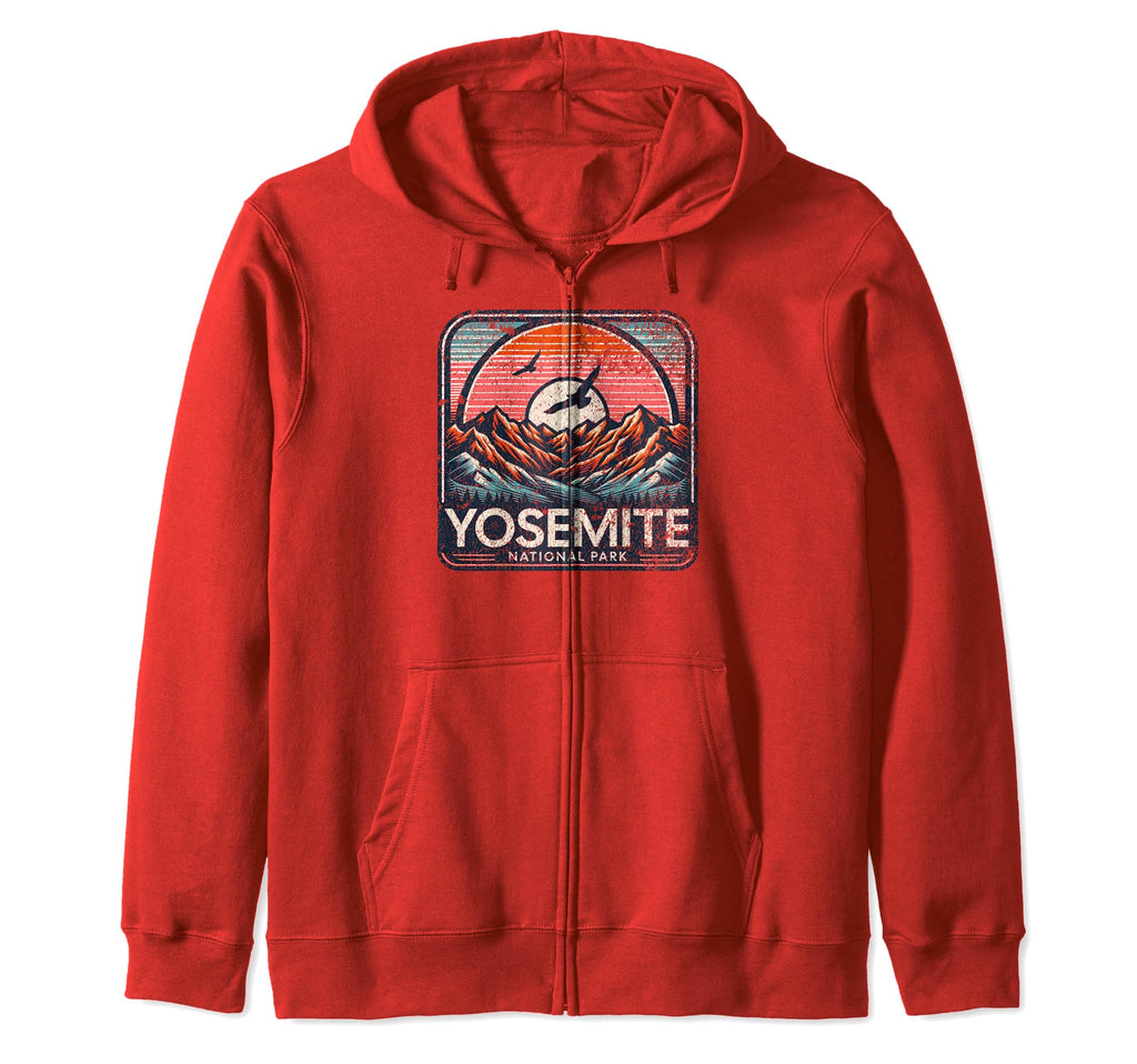 Yosemite National Park California Usa Hoodie - Streetwear Style Men Women - T-Shirt, Sweatshirt, Hoodie