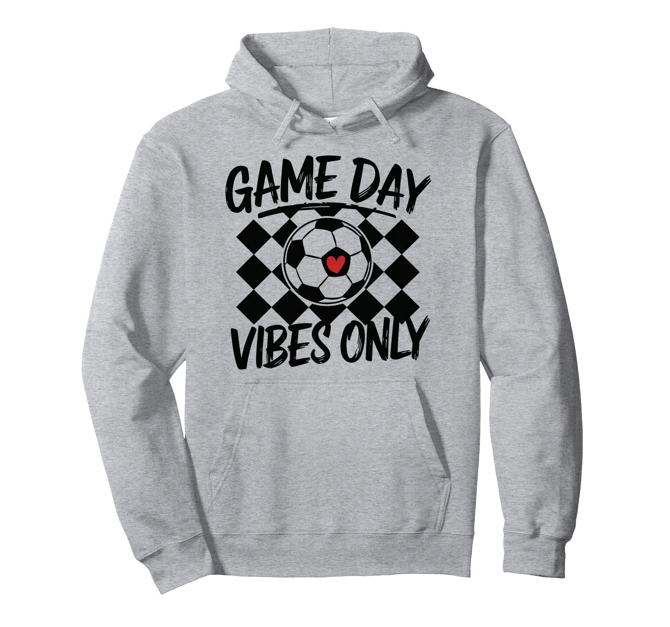 Groovy Soccer Soccer Game Day Vibes Hoodie - Novelty Apparel for Adults - T-Shirt, Sweatshirt, Hoodie