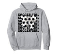 Soccer Coquette Bow Hoodie - Minimalist Print for Adults - T-Shirt, Sweatshirt, Hoodie